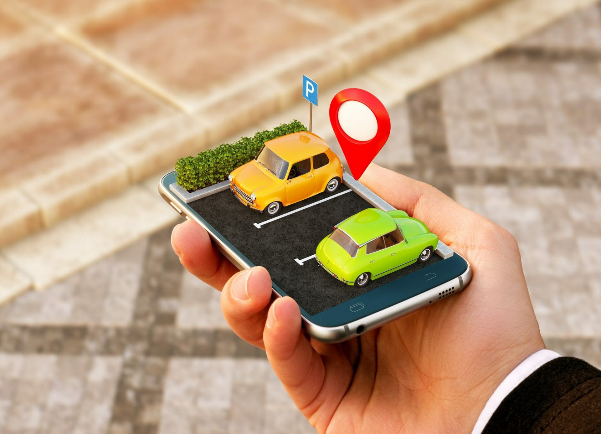 Shutterstock 709076695 Parkplatz buchen
